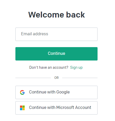 Open AI Login