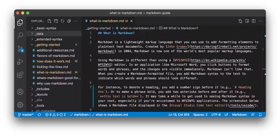 VS Code Markdown